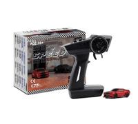 Turbo Racing Mini voiture de dérive télécommandée à l'échelle 1:76, 2,4 G 4 CH RWD électrique avec lumières LED et 2 coques remplaçables, voiture de course de bureau pour les amateurs - RTR