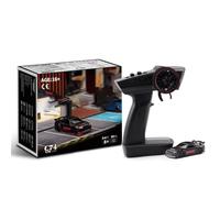 Turbo Racing Mini voiture de dérive télécommandée à l'échelle 1:76, 2,4 G 4 CH RWD électrique avec lumières LED et 2 coques remplaçables, voiture de course de bureau pour les amateurs - RTR