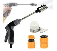 Turbo Renqueur pour le tuyau de jardin, pistolet à eau haute pression réglable à 3 gigantes