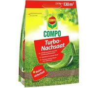 Turbo Semences de gazon à germination rapide de qualité supérieure avec sécurité anti-germes 2,6 kg pour 130 m²