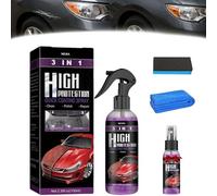 Turbo Shine Nexa 2025 Upgrade - Spray 3 en 1 et décapant pour rayures pour voitures, métal et outils, revêtement rapide haute protection, rafraîchissement de la couleur et brillance (1 pc)