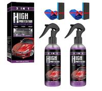 Turbo Shine Nexa 3-in-1 High Protection Spray, Nexa Turbo Shine Nano Repair & Protective Coating for Cars, Metald and Tools (2PCS)