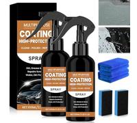 Turbo Shine Nexa Lot de 2 sprays de revêtement haute protection Quick Car Coating Spray, Nano Spray pour revêtement de voiture, spray de polissage rapide, Nano Repair & revêtement protecteur (2Pcs)