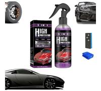 Turbo Shine Nexa, Nexa Turbo Shine Nano Repair & Protective Coating, 3 in 1 High Protection Quick Car Coating Spray, Scratch and Rust Remover Spray for Enhance the Overall Appearance of the Car (1PCS)