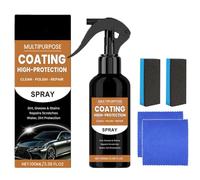 Turbo Shine Nexa, Spray 3 en 1 haute protection pour voiture, Spray nano pour réparation rapide des rayures, Spray cire et polissage rapide pour voiture (1 pièce)