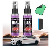 Turbo Shine Nexa, X3 Nexa Turbo Shine, Boomi Car Anti-Scratch Spray, 3 In 1 High Protection Fast Car Paint Spray, Automatic Manual Paint Color Change Cleaning Coating (2pcs,30ml)