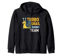 Turbo Snail Racing Team Funny JDM Turbocompresseur Cartoon Sweat à Capuche