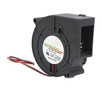 Turbo Soufflant Ventilateur Centrifuge DC 12V 4800RPM 42,8CFM 62,4mmh2o, Double Roulement à Billes - Refroidissement Stable, Bobine Cuivre Pur, Usage Industriel et Informatique