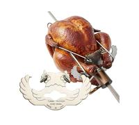 Turbo Trusser pour Le Poulet, comme on Le voit sur Shark Tank, Je Cuisine uniformément et Rend la Viande Plus juteuse. Facile à Utiliser et Passe au Lave-Vaisselle. pour Les Fours, fumoirs,