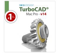 TurboCAD Mac v14 Pro with Training Bundle Upgrade from Deluxe Français