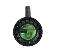 Turbocar - Désodorisant Voiture - Capsule Black - Désodorisant Liquide à Capsule - A Suspendre ou à Fixer dans Les grilles d'aération du véhicule - Parfum Pomme - Volume: 4ml - Liquide Couleur Vert
