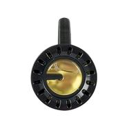 TURBOCAR - Désodorisant voiture - Capsule black - Désodorisant liquide à capsule - A suspendre ou à fixer dans les grilles d'aération du véhicule - Parfum vanille - Volume: 4ml - Liquide couleur jaune