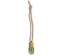 Turbocar - Désodorisant Voiture - en Bouteille - Parfum Pomme - Désodorisant à Suspendre - Bouteille en Verre et Bouchon diffuseur Bois - Absorbe Les odeurs désagréables - Diffuse Une Odeur de Pomme