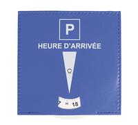 Turbocar Disque de stationnement Zone Bleue - Dispositif européen, fenêtre pour l'heure d'arrivée