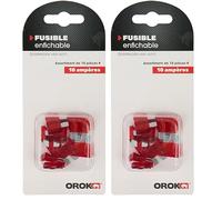 turbocar - fusible enfichable 10 amp (Lot de 2)