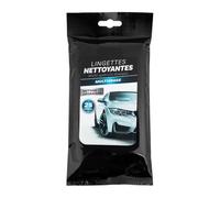 TURBOCAR - Lingettes nettoyantes, lingettes nettoyantes voiture - Lingettes nettoyantes multiusage - Sachet refermable - 25 lingettes - Dégraissent, nettoient, lustrent et protègent des salissures
