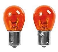 Turbocar - Lot de 2 ampoules monofil 12V - Type P21W BA 15s Ambrée - Catégorie feu de signalisation - Plot simple contact BA 15S - Couleur: ambrée, orange - Règlementation UNECE (R37)