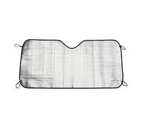 Turbocar - Pare-Soleil Avant Aluminium, Pare-Soleil Voiture - Couleur: Argent - Repliable - Fixation par élastiques - Taille L - pour protéger l'habitacle de la Chaleur Pendant Le stationnement