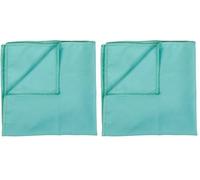 TURBOCAR - Tissu Microfibre Lustrant, Voiture - 40 x 40 cm - Idéal pour Lustrer Les Carrosseries - Microfibre Plus Épaisse et Douce - Lavable en Machine - Vert - 80% Polyester, 20% Polyamide