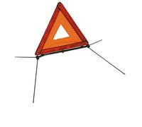 Turbocar - Triangle de signalisation Voiture - Triangle de présignalisation - Pieds tubulaires avec intérieur Souple obligatoire - Dimensions: 43 x 38 x 38 cm - Obligatoire en Europe - Résistant