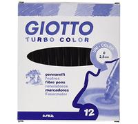 Turbocolor 485 - Boîte de 12 feutres Noir