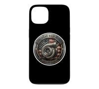 Turbocompresseur de Fabrication américaine Drapeau USA Mécanique Patriot Coque pour iPhone 13