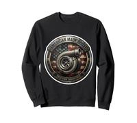 Turbocompresseur de Fabrication américaine Drapeau USA Mécanique Patriot Sweatshirt