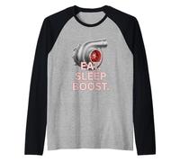 Turbocompresseur Eat. Sleep Boost. Boost. Boost. Boost Manche Raglan