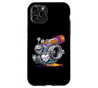 Turbocompresseur Escargot Turbo Race Car Boost Mécanique Tuning Voiture Coque pour iPhone 11 Pro