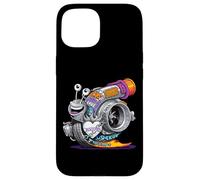 Turbocompresseur Escargot Turbo Race Car Boost Mécanique Tuning Voiture Coque pour iPhone 15