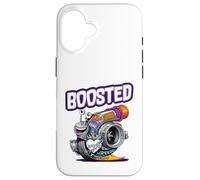Turbocompresseur Escargot Turbo Race Car Boost Mécanique Tuning Voiture Coque pour iPhone 16