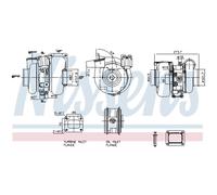 Turbocompresseur NISSENS 93757