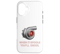 Turbocompresseur Quand il Bobine, Vous bave pour Les Gars de Voiture Turbo Coque pour iPhone 16