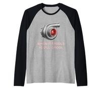 Turbocompresseur Quand il Bobine, Vous bave pour Les Gars de Voiture Turbo Manche Raglan