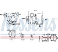 Turbocompresseur, suralimentation NISSENS 93597 pour MAN TGA 11.967 2000-2007