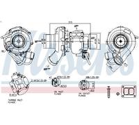 Turbocompresseur, suralimentation NISSENS 93677 pour SCANIA S 12.742 2016-