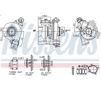 Turbocompresseur, suralimentation NISSENS 93759 pour VOLVO FE 7.146 2006-2009