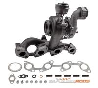 Turbocompresseur Turbo Gt1749v Pour Vw Golf V 2.0 Tdi 2003-2008 Avec R4 4 Valve Euro 4 Engine