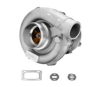 Turbocompresseur Wastegate T3 T4 T04E A/R .63 Turbocompresseur refroidi par huile 4/6 CYL 400+HP Billet pour 1,5 L-2, L capteur pression turbo pour