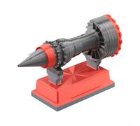 Turbofan Modèle de moteur avec super moteur de 12 cm et amortisseur de chocs, alimenté par batterie avec compartiment caché et lumière de simulation LED bleue, test industriel aéronautique à petite