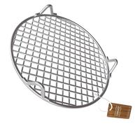 Turbokey Grille de cuisson ronde de 33 cm avec pieds - Grille de refroidissement en acier inoxydable durable - Grille de cuisson à la vapeur - Grille de cuisson à la vapeur - 330 mm