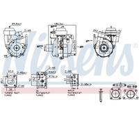 Turbolateur Pour Ford Ranger ES ET 2.5 TDCI 4X4 3.0 Mazda BT-50 Pick-Up