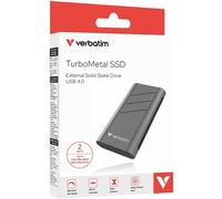 Verbatim Disque SSD externe TurboMetal 2 To Gris