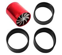 Turbonateur d'air pour voiture, turbocompresseur d'admission de turbine - Pièces de Turbo d'air, chargeur Turbo d'admission de moteur - Turbocompresseur de moteur à Double ventilateur en aluminium, éc