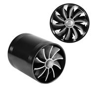Turbonator double ventilateur Turbine d'admission d'air de voiture Turbine à double ventilateur Super chargeur économiseur de