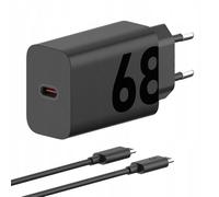 TURBOPOWER Chargeur 68 W pour Motorola MC-682N Câble de charge et de données USB C Adaptateur secteur pour Motorola Edge 50 40 30 Moto G85 G84 G82 G73 G55 G54 G53 G52 G31 G23 G22 Moto G9 G8 G7
