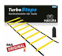 TurboSteps Echelle de coordination professionnelle Echelle d'entraînement Football Sportif avec sac