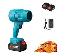 Turbosweep Cordless Power Blower, Dual Battery Multi-Purpose Cleaner, 2025 New Upgrade 350000rpm Cordless Leaf Blower, for Patio Blowing Leaves (Blue,2Battery)