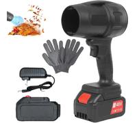 Turbosweep Cordless Power Blower - Dual Multi-Purpose Cleaner, Portable Dust Cleaner Blowe, Ultra-Light Rechargeable Cordless Electric Blower, Leaf Blowers Jet Dryer for Car and Yard Cleaning (Noir)