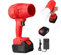Turbosweep Cordless Power Blower,Turbo Jet Blower, Cordless Turbo Super Power Air Duster, for Patio Cleaning, Blowing Leaves Dust, Blow Out Strong Wind in One Second (Red)
